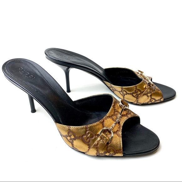 gucci mules heels